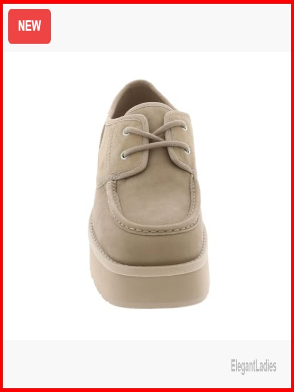 Water-Resistant Platform Sneakers Size 9 Casual Lace-Up Oxfords - Picture 5 of 6
